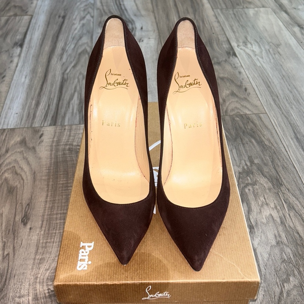 PIGALLE FOLLLIES 100 SUEDE CRAMOISI
